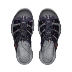 Keen Men's Newport Slide Sandal- Sky Captain/Bombay Brown- Regular (D) -Run Vibe Shop 04893016e772434d6b6819330c389433520848df