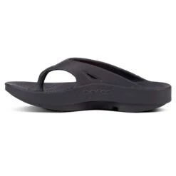 OOfos Unisex OOriginal Sandal - Black- Regular (D) -Run Vibe Shop 1000BLK shot4 932x680 d8686cd2 6628 4c0f 8698 93c9182c8631