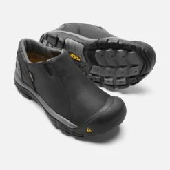 Keen Men's Brixen Low Waterproof Shoe - Black/Gargoyle - Regular (D) -Run Vibe Shop 1002268 PPS PDP