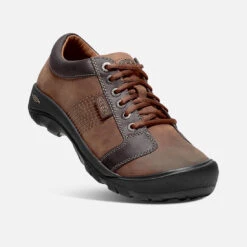 Keen Men's Austin Casual Shoes - Chocolate Brown- Regular (D) -Run Vibe Shop 1007722 3Q PDP