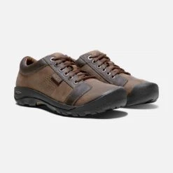 Keen Men's Austin Casual Shoes - Chocolate Brown- Regular (D) -Run Vibe Shop 1007722 PLA PDP