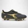 Diadora Men's Brasil #9 Italy LT+MDPU Soccer Shoe - Black/Gold -Run Vibe Shop 101.178784 C0893 00 HR