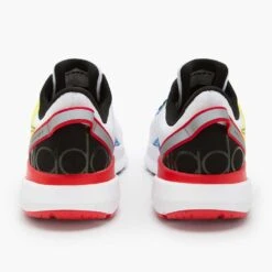 Diadora Men's Mythos Blushield Volo 3 Running Shoe- White/Black/Yellow Fluo - Regular (D) -Run Vibe Shop 101.179090 C0008 20 HR