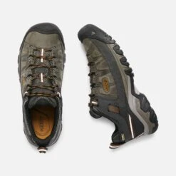 Keen Men's Targhee III Leather Waterproof Hiking Shoe - Black Olive/Golden Brown - Regular (D) 7 Keen Men's Targhee III Leather Waterproof Hiking Shoe - Black Olive/Golden Brown - Regular (D) -Run Vibe Shop 1017784 PLD PDP
