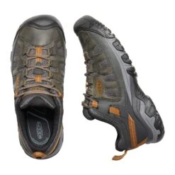 Keen Men's Targhee Vent Trail Shoe - Raven/Bronze Brown - Regular (D) -Run Vibe Shop 1020743 PLD large