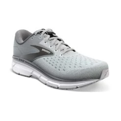 BROOKS Men's Dyad 11 Running Shoe - Grey/Black/White - Extra Wide (4E) -Run Vibe Shop 110323 084 A Dyad 11 2 1