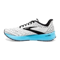 BROOKS Men's Hyperion Tempo Running Shoe - White/Black/Iced Aqua - Regular (D) -Run Vibe Shop 110339 129 M Hyperion Tempo