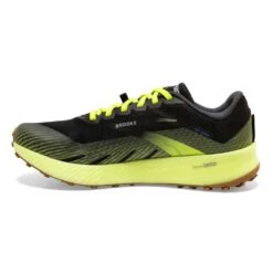BROOKS Men's Catamount Trail Shoe- Black/Nightlife- Regular (D) -Run Vibe Shop 110352 013 m catamount mens trail running shoe