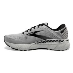 BROOKS Men's Adrenaline GTS 22 Running Shoe- Alloy/Grey/Black - Wide (2E) -Run Vibe Shop 110366 012 M Adrenaline GTS 22 2