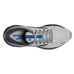 BROOKS Men's Adrenaline GTS 22 Running Shoe- Oyster/India Ink/Blue - Wide (2E) -Run Vibe Shop 110366 023 O Adrenaline GTS 22