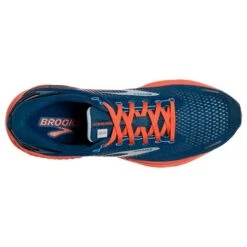 BROOKS Men's Adrenaline GTS 22 Running Shoe - Blue/Light Blue/Orange - Regular (D) -Run Vibe Shop 110366 404 O Adrenaline GTS 22