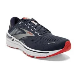BROOKS Men's Adrenaline GTS 22 Running Shoe - Peacoat/India Ink/Grenadine - Regular (D) -Run Vibe Shop 110366 435 A Adrenaline GTS 22 1