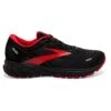 BROOKS Men's Ghost 14 GoreTEX Running Shoe - Black/Blackened Pearl/High Risk Red — Regular (D) -Run Vibe Shop 110368 004 L Ghost 14 GTX
