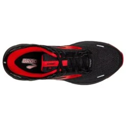 BROOKS Men's Ghost 14 GoreTEX Running Shoe - Black/Blackened Pearl/High Risk Red — Regular (D) -Run Vibe Shop 110368 004 O Ghost 14 GTX