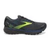 BROOKS Men's Ghost 14 Running Shoe- Black/Blue/Nightlife- Regular (D) -Run Vibe Shop 110369 069 L Ghost 14