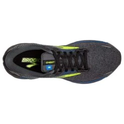 BROOKS Men's Ghost 14 Running Shoe- Black/Blue/Nightlife- Regular (D) -Run Vibe Shop 110369 069 O Ghost 14
