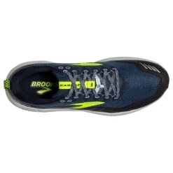 BROOKS Men's Cascadia 16 Trail Running Shoe- Titan/Peacoat/Nightlife- Regular (D) -Run Vibe Shop 110376 411 O Cascadia 16