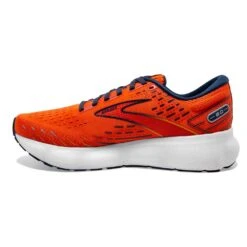 BROOKS Men's Glycerin 20 Running Shoe- Orange/Titan/Flame- Regular (D) -Run Vibe Shop 110382 843 M Glycerin 20