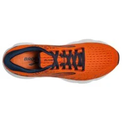 BROOKS Men's Glycerin 20 Running Shoe- Orange/Titan/Flame- Regular (D) -Run Vibe Shop 110382 843 O Glycerin 20