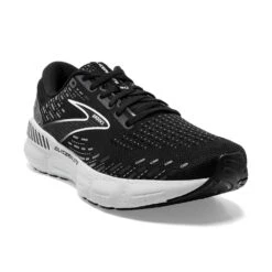 BROOKS Men's Glycerin GTS 20 Running Shoe- Black/White/Alloy- Regular (D) -Run Vibe Shop 110383 059 A Glycerin GTS 20 1