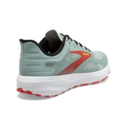 BROOKS Men's Launch 9 Running Shoe- Blue Surf/Black/Cherry Tomato- Regular (D) -Run Vibe Shop 110386 413 H Launch 9