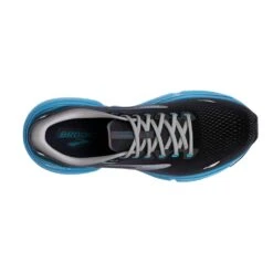 BROOKS Men's Ghost 15 Running Shoe- Black/Blackened Pearl/Blue- Regular (D) -Run Vibe Shop 110393 056 O Ghost 15
