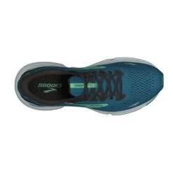 BROOKS Men's Ghost 15 Running Shoe - Moroccan Blue/Black/Spring Bud - Regular (D) -Run Vibe Shop 110393 462 O Ghost 15
