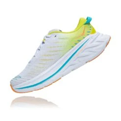 Hoka Men's Bondi X Running Shoe - White/Evening Primrose - Regular (D) -Run Vibe Shop 1113512 WEPR 4 1
