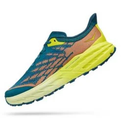 Hoka Men's Speedgoat 5 Trail Shoes - Blue Coral/Evening Primrose - Regular (D) -Run Vibe Shop 1123157 BCEP 4