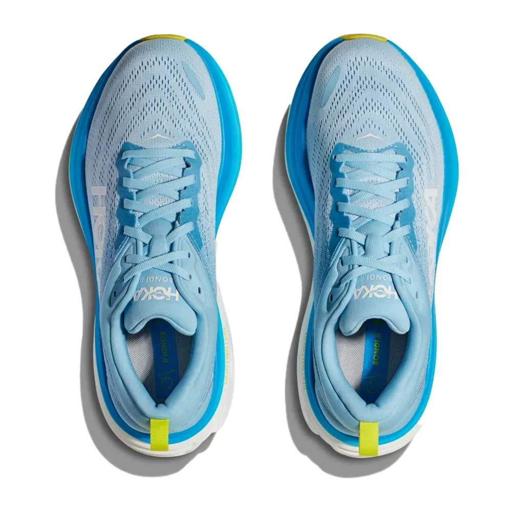 Hoka Men's Bondi 8 Running Shoe - Airy Blue/Diva Blue - Wide (2E) 5 Hoka Men's Bondi 8 Running Shoe - Airy Blue/Diva Blue - Wide (2E) - Image 3