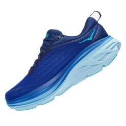 Hoka Men's Bondi 8 Running Shoe - Bellwether Blue/Bluing - Regular (D) -Run Vibe Shop 1123202 BBBG 4