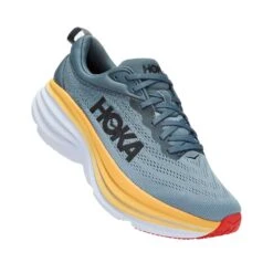 Hoka Men's Bondi 8 Running Shoes- Goblin Blue/Mountain Spring- Wide (2E) -Run Vibe Shop 1123202 GBMS 1 b9ceb616 fa98 4603 82fb d2abc9aea310