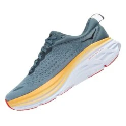 Hoka Men's Bondi 8 Running Shoes- Goblin Blue/Mountain Spring- Wide (2E) -Run Vibe Shop 1123202 GBMS 4 266f8c61 dec2 411e a891 f3faadd41515
