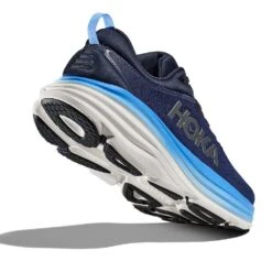 Hoka Men's Bondi 8 Running Shoe - Outer Space/All Aboard - Regular (D) -Run Vibe Shop 1123202 OSAA 4