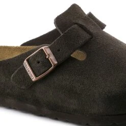 Birkenstock Boston Soft Footbed Mocha Suede- Regular/Wide 13 Birkenstock Boston Soft Footbed Mocha Suede- Regular/Wide -Run Vibe Shop 660461 detail 1 bost b