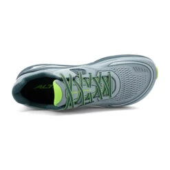 Altra Men's Paradigm 6 Running Shoe - Gray/Lime - Regular (D) -Run Vibe Shop AL0A5471 232top