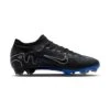 Nike Zoom Mercurial Vapor 15 Pro FG Soccer Cleat- Black/Chrome-Hyper Blue- Regular (D) -Run Vibe Shop AURORA DJ5603 040 PHSRH001 2000