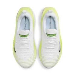 Men's Nike React Infinity Run Flyknit 4 Running Shoe- White/Light Lemon Twist/Volt/Black- Regular (B) -Run Vibe Shop AURORA DR2665 101 PHCTH001 2000