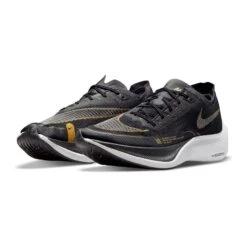 Nike Men's ZoomX Vaporfly Next % 2 Racing Shoe - Black/White/Metallic Gold Coin - Regular (D) -Run Vibe Shop CU4111 001 PHCFH001 1500