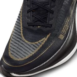 Nike Men's ZoomX Vaporfly Next % 2 Racing Shoe - Black/White/Metallic Gold Coin - Regular (D) -Run Vibe Shop CU4111 001 PHSYD001 1500