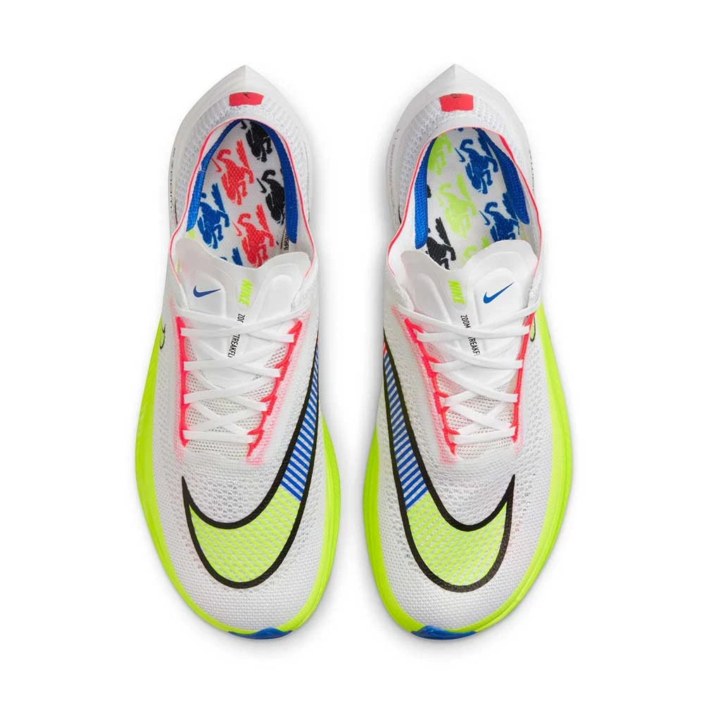 Men's Nike ZoomX Streakfly Premium Running Shoe - White/Black/Volt - Regular (D) 8 Men's Nike ZoomX Streakfly Premium Running Shoe - White/Black/Volt - Regular (D) - Image 6