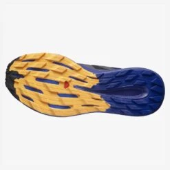 Salomon Men's Pulsar Trail Shoe - Black/Clematis Blue/Blazing Orange- Regular (D) -Run Vibe Shop L41603200 da37cd5b886c4091b61da96c1603e347