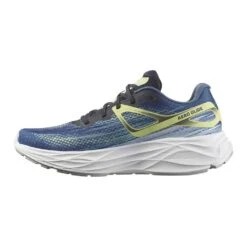 Salomon Men's Aero Glide Running Shoe- Blue Ashes/Dark Sapphire/Sunny Lime- Regular (D) -Run Vibe Shop L47049200 e608f10ff40abd98ac04d0abc7269171