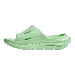 Hoka Unisex Ora Recovery Slide 3 - Lime Glow/Lime Glow - Regular (D) -Run Vibe Shop LIGLLIGL D7