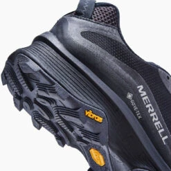 Merrell Men's Moab Speed GoreTEX Hiking Shoe - Black/Asphalt - Regular (D) -Run Vibe Shop MRLM J067083 021621 S21 006