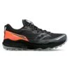 Saucony Men's Xodus Ultra 2 Trail Running Shoe - Black/ViZiOrange - Regular (D) -Run Vibe Shop S10843 05 1