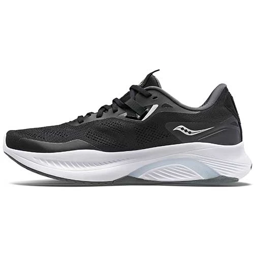 Saucony Men's Guide 15 Running Shoe - Black/White - Regular (D) 3 Saucony Men's Guide 15 Running Shoe - Black/White - Regular (D) - Image 2