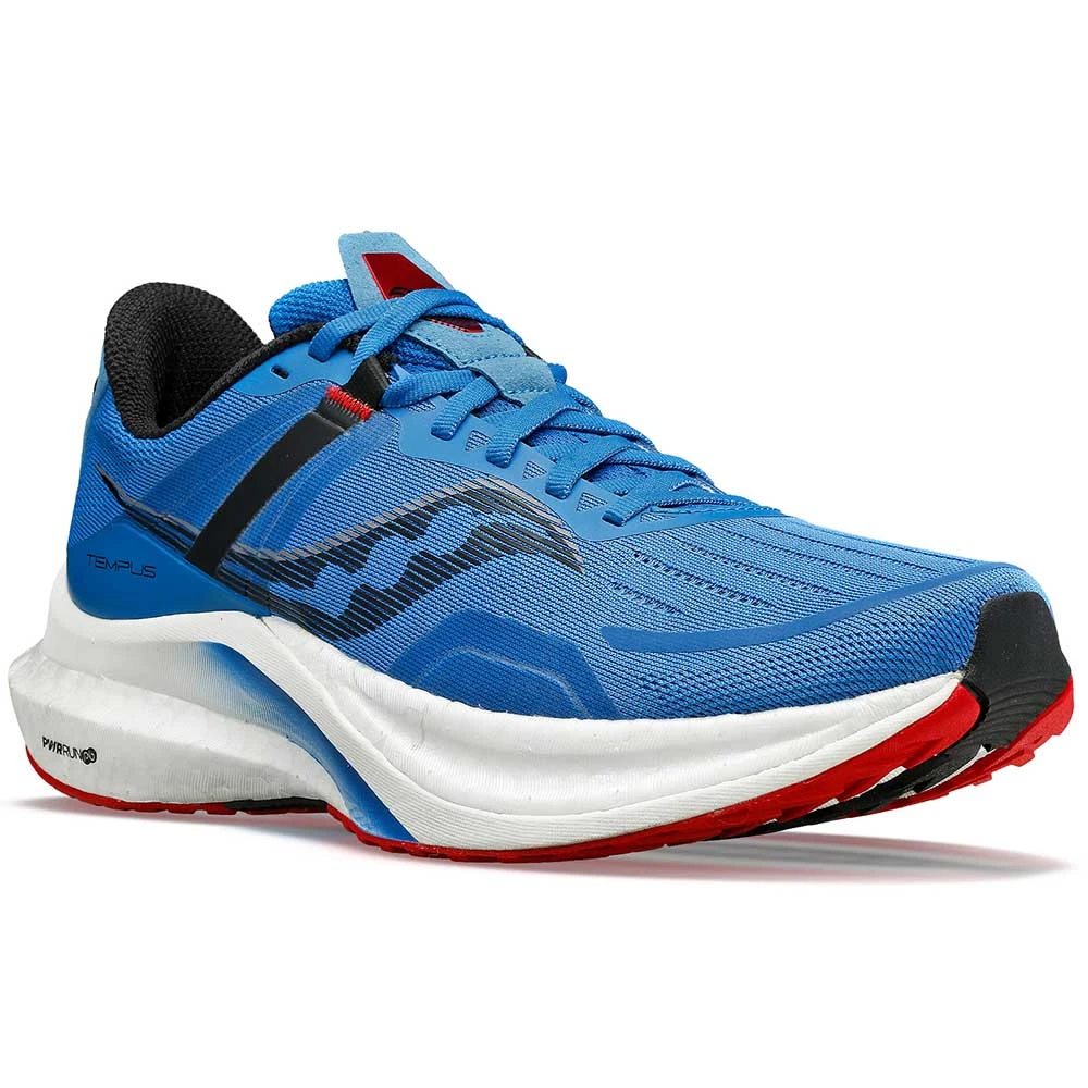 Saucony Men's Tempus Running Shoe- Hydro/Poppy - Regular (D) 4 Saucony Men's Tempus Running Shoe- Hydro/Poppy - Regular (D) - Image 2