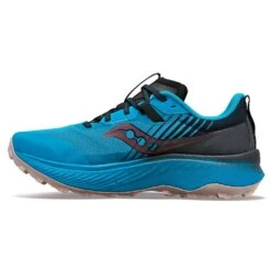 Saucony Men's Endorphin Edge Trail Shoe- Ocean/Black- Regular (D) -Run Vibe Shop S20773 31 2