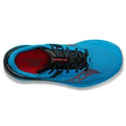 Saucony Men's Endorphin Edge Trail Shoe- Ocean/Black- Regular (D) -Run Vibe Shop S20773 31 3